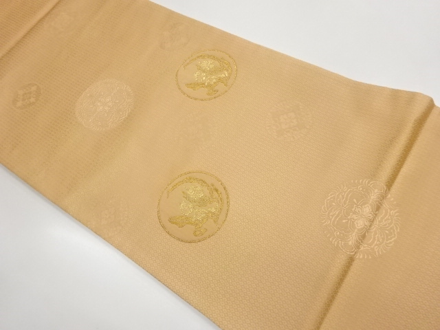 JAPANESE KIMONO / FUKURO OBI / WOVEN FLORAL / FLORAL-PATTERNED / FLOWE